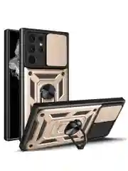 Серебряный чехол противоударный armors для Samsung S22 Ultra / Самсунг S22 Ультра с защитой камеры