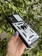 Розовый чехол противоударный armors для Samsung S22 Ultra / Самсунг S22 Ультра с защитой камеры