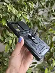 Черный чехол противоударный armors для Samsung S22 Ultra / Самсунг S22 Ультра с защитой камеры