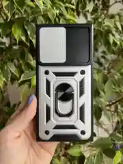 Серебряный чехол противоударный armors для Samsung S23 Ultra / Самсунг S23 Ультра с защитой камеры