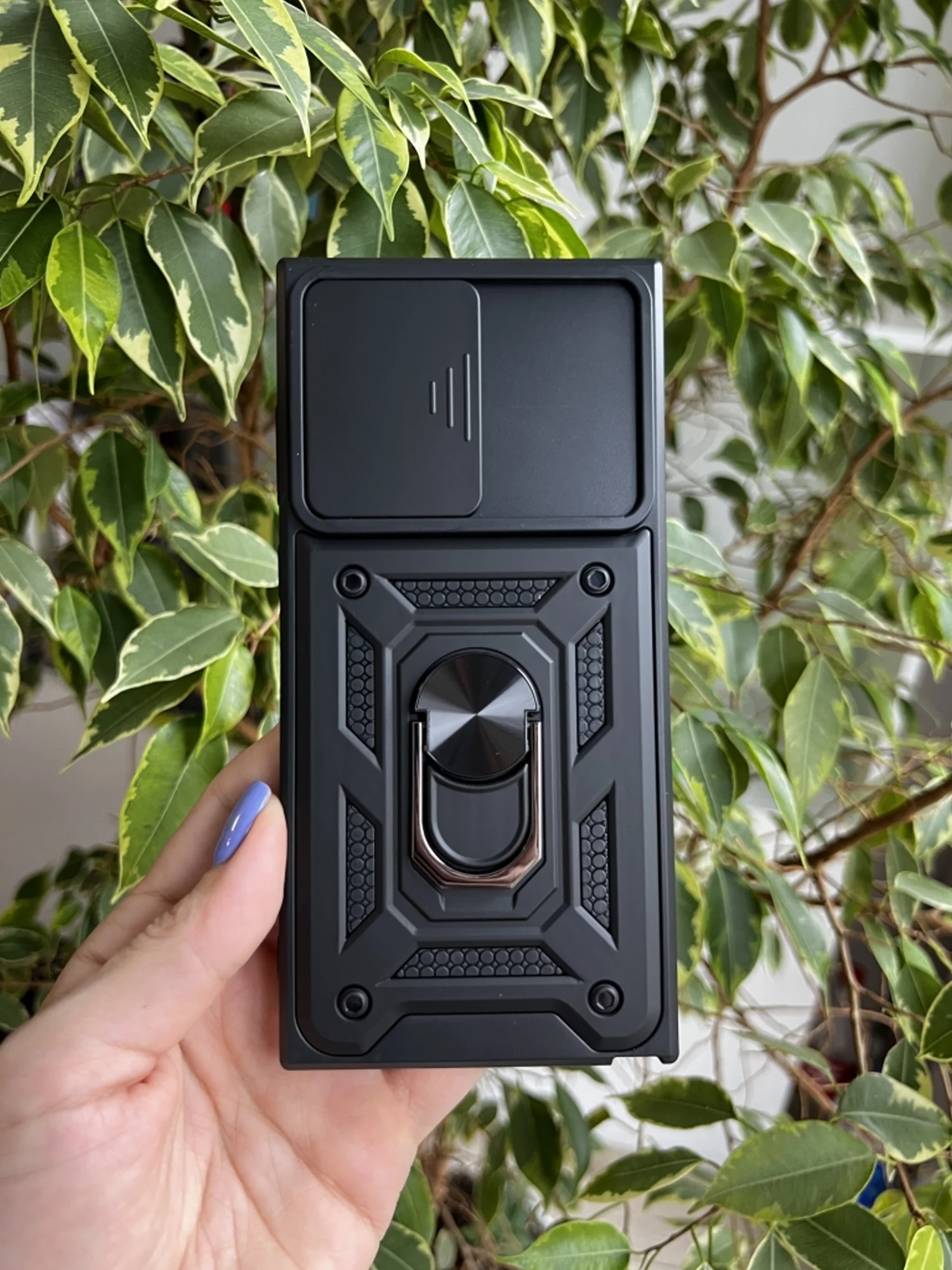 Черный чехол противоударный armors для Samsung S23 Ultra / Самсунг S23 Ультра с защитой камеры