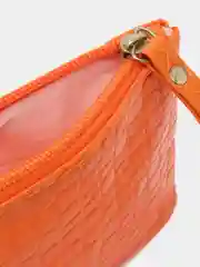 Оранжевый женский кошелек, косметичка