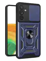 Серебряный чехол противоударный armors для Samsung A34 5G / Самсунг А34 5G с защитой камеры