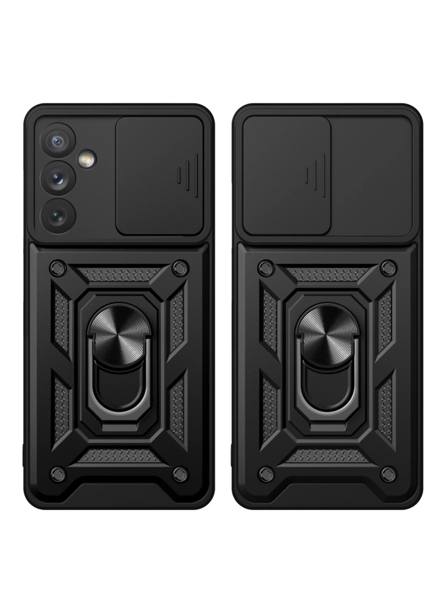 Серебряный чехол противоударный armors для Samsung A34 5G / Самсунг А34 5G с защитой камеры