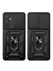 Серебряный чехол противоударный armors для Samsung A34 5G / Самсунг А34 5G с защитой камеры