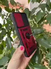 Красный чехол противоударный armors для Samsung A34 5G / Самсунг А34 5G с защитой камеры