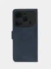 Синий чехол-книжка для Tecno POVA 6 / Pova 6 Pro 5G (Техно Пова 6 Про) с боковым магнитом