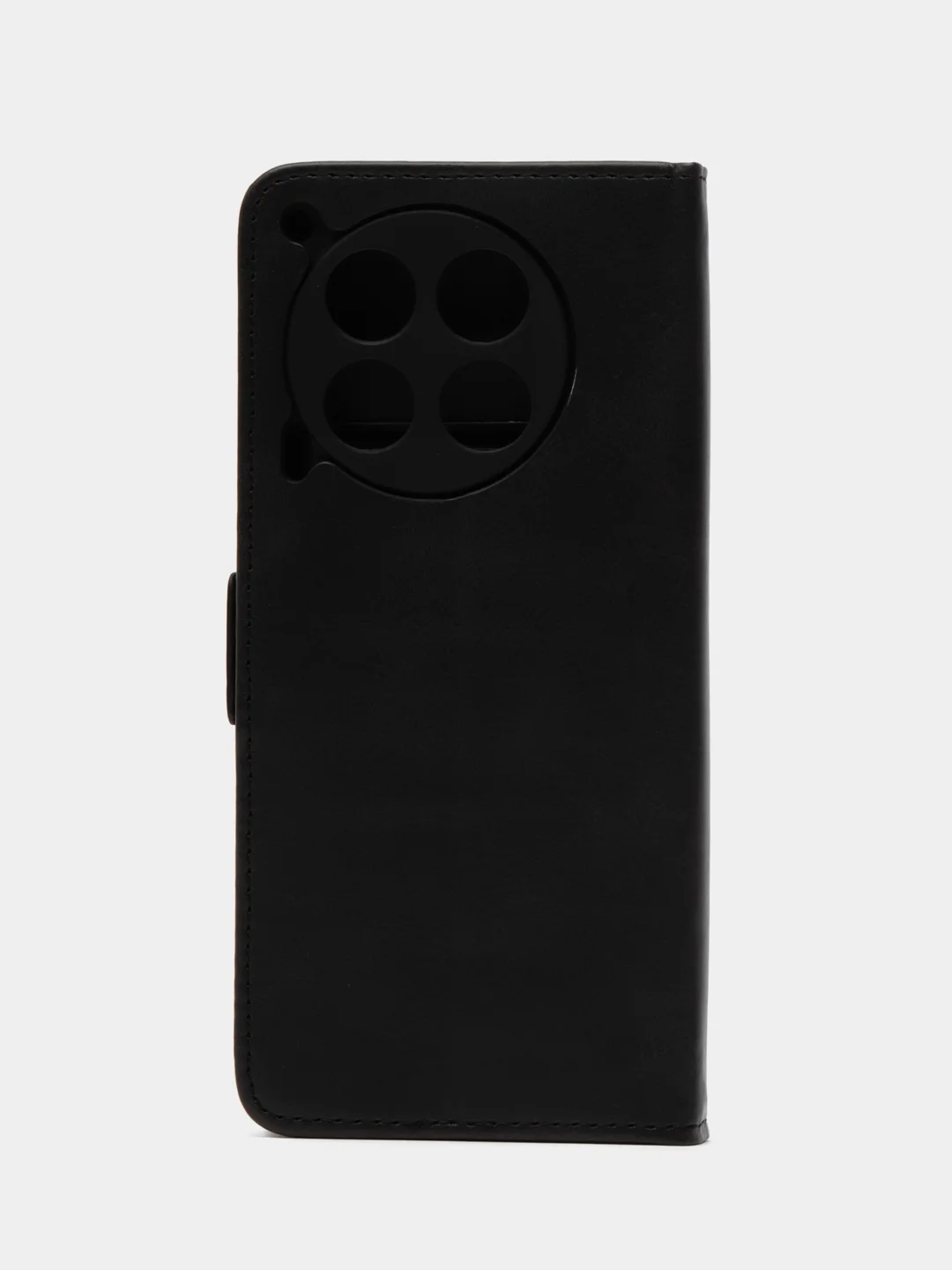 Черный чехол-книжка для Tecno CAMON 30 (Техно Камон 30) с боковым магнитом