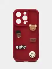 Бордовый чехол для iPhone, защитный чехол для Айфон 15, Айфон 15 Pro,Айфон 14, Айфон 14 Pro