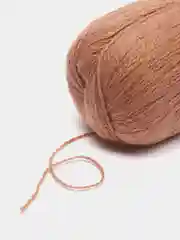 Карамельный пряжа Норка Синяя Этикетка