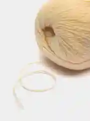 Кремовый пряжа Норка Синяя Этикетка