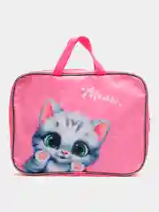 Папка с ручками детская, текстильная А4 "Котик Мяу"