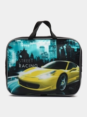 Папка с ручками детская, текстильная А4 "Street Racing"