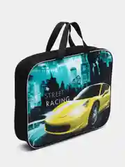 Папка с ручками детская, текстильная А4 "Street Racing"