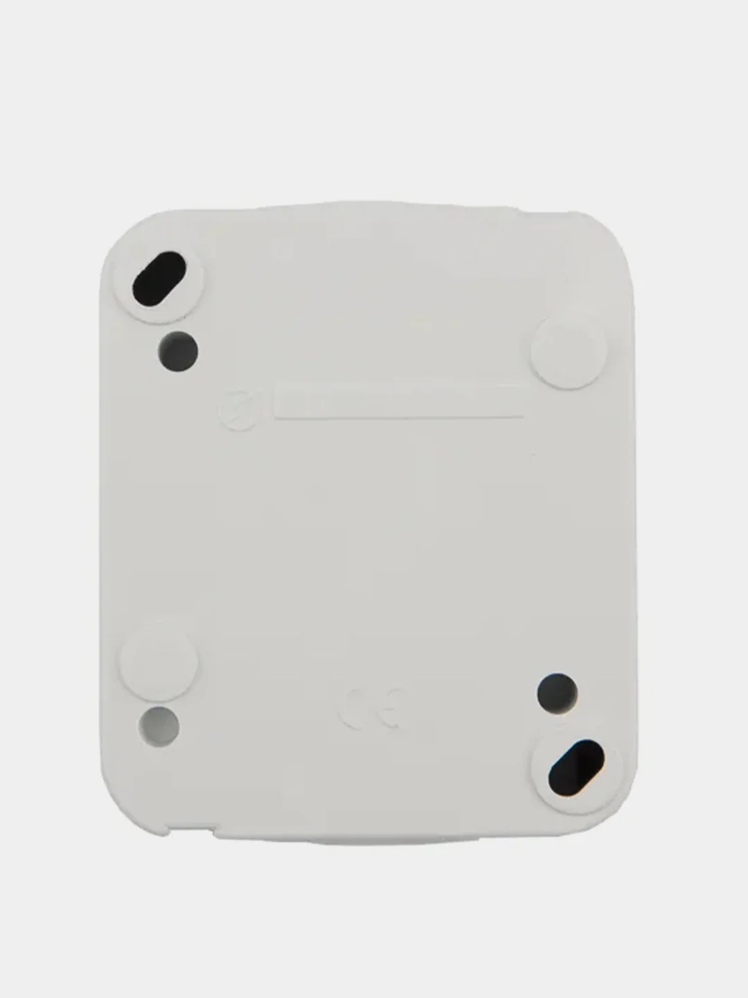 Розетка одноместная KRANZ Mini OG IP54, керамика, с заземлением, открытой установки, белая