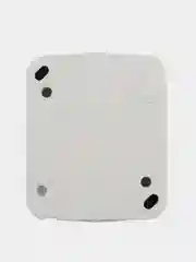 Розетка одноместная KRANZ Mini OG IP54, керамика, с заземлением, открытой установки, белая
