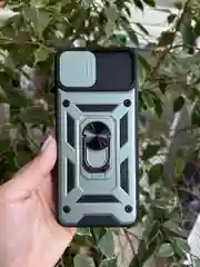 Зеленый чехол противоударный armors для Samsung A22S 5G / Самсунг А22S 5G с защитой камеры