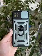 Зеленый чехол противоударный armors для Samsung A22S 5G / Самсунг А22S 5G с защитой камеры