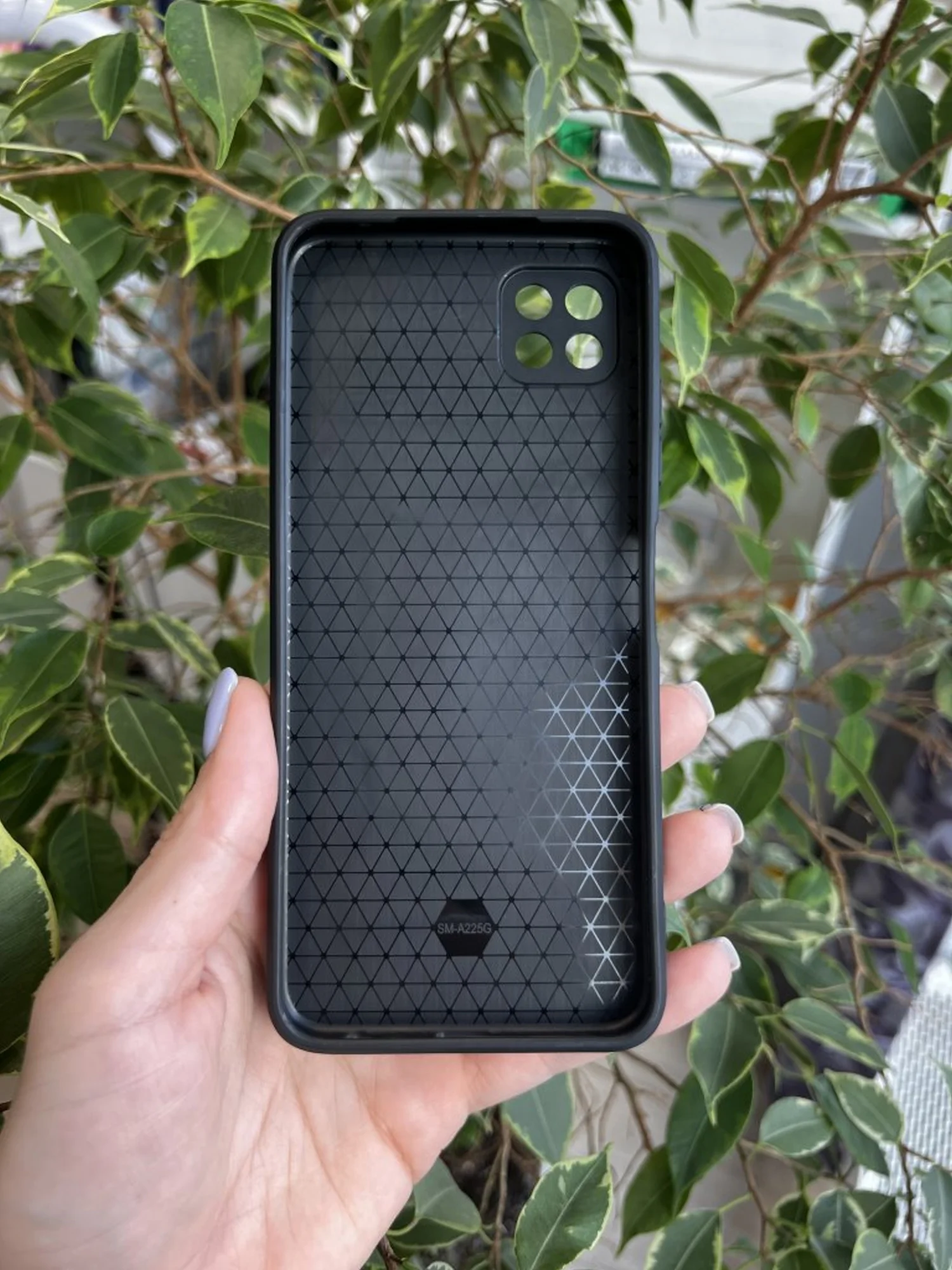 Зеленый чехол противоударный armors для Samsung A22S 5G / Самсунг А22S 5G с защитой камеры