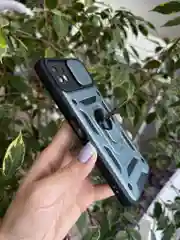 Зеленый чехол противоударный armors для Samsung A22S 5G / Самсунг А22S 5G с защитой камеры