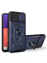 Темно-синий чехол противоударный armors для Samsung A22S 5G / Самсунг А22S 5G с защитой камеры