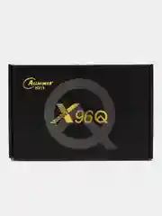 Черный приставка для цифрового ТВ, ресивер Android, цифровая смарт приставка X96Q