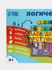 Логический центр 6 в 1 Забава 45х22 см