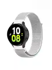 Белый ремешок нейлоновый для Xiaomi Amazfit Bip Lite GTR, GTS, Samsung gear S2 Classic, 42 мм