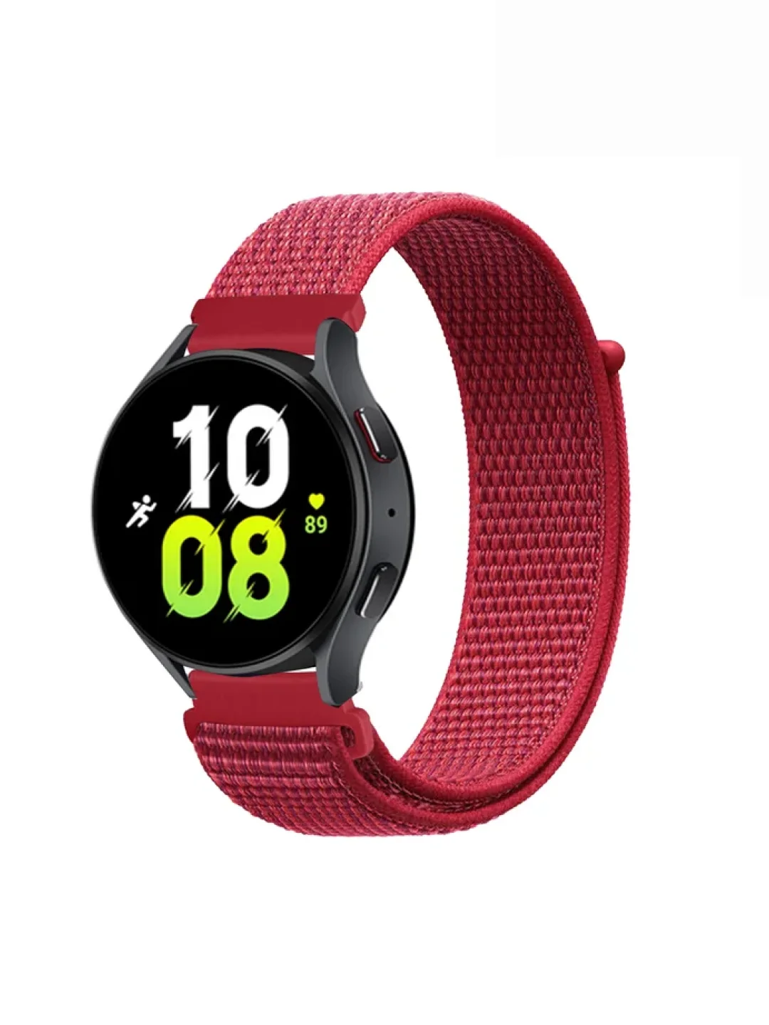 Красный ремешок нейлоновый для Xiaomi Amazfit Bip Lite GTR, GTS, Samsung gear S2 Classic, 42 мм