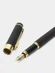 Черный ручка перьевая с двумя дополнительными наконечниками