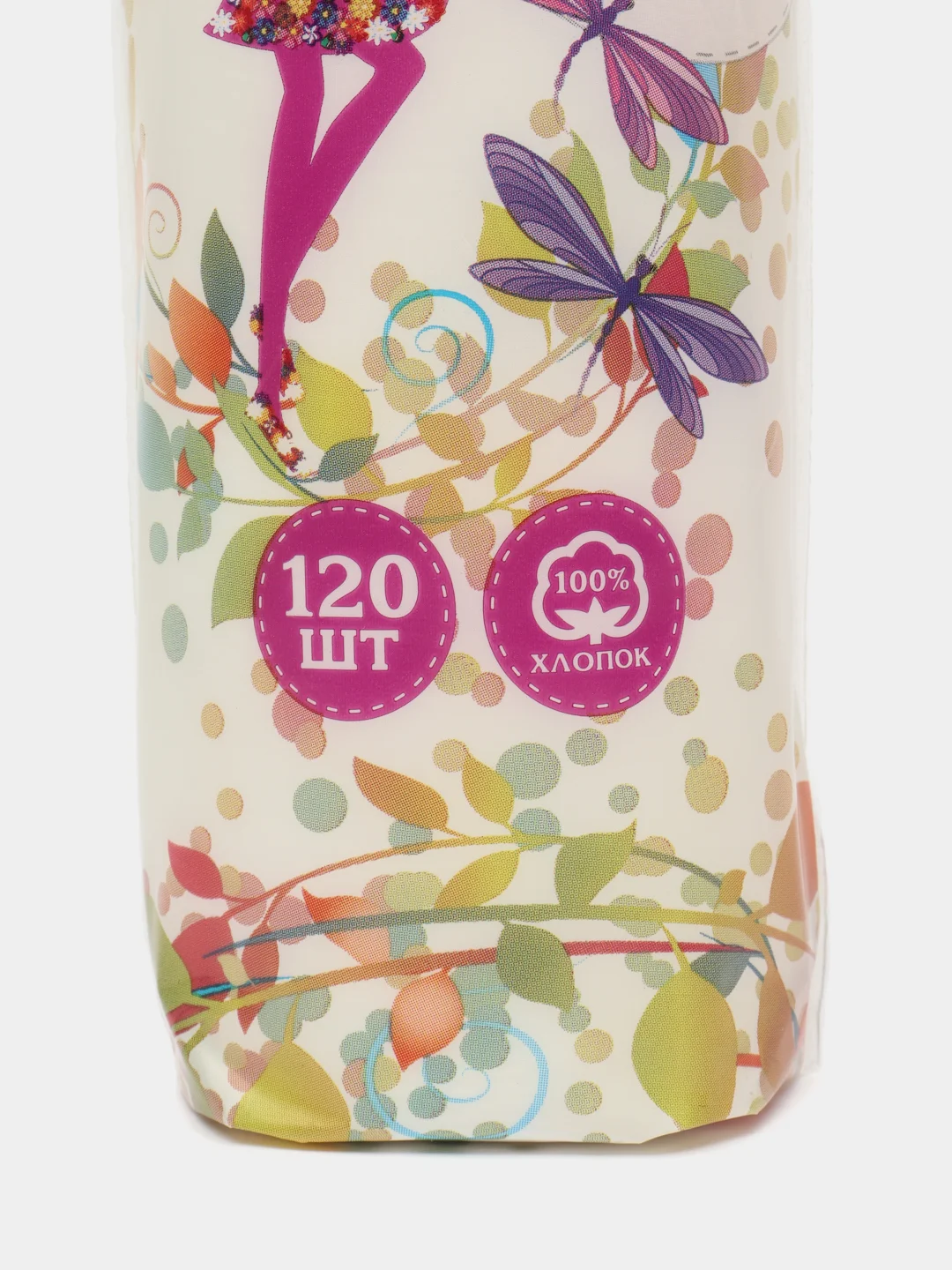 Cotto lina ватные диски прошитые 120+20 (140штук)