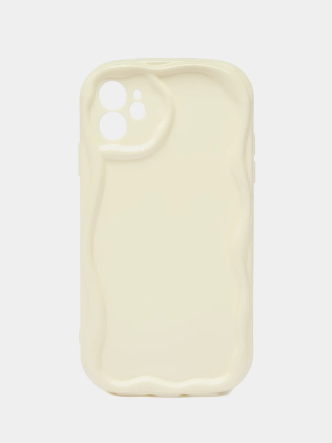 Молочный чехол для iPhone 11/ 12/ 13/ 14/ 14 Pro/15 Pro / 16 Pro, Pro,Max прозрачный противоударный