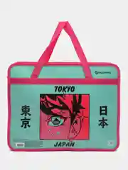 Папка на молнии с ручками А4, "Anime city", пластик