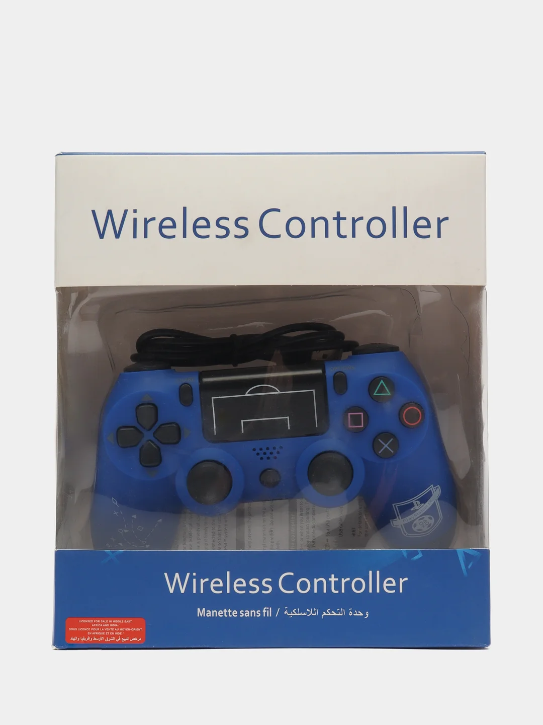 Небесно-голубой джойстик PS4 DualShock геймпад беспроводной, Bluetooth, проводной с рисунком, с принтом, AA