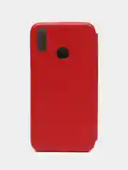 Красный чехол книжка с карточкой для Honor 8C