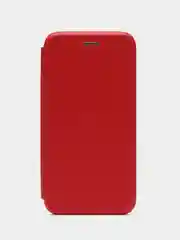 Красный чехол книжка с карточкой для Honor 8C