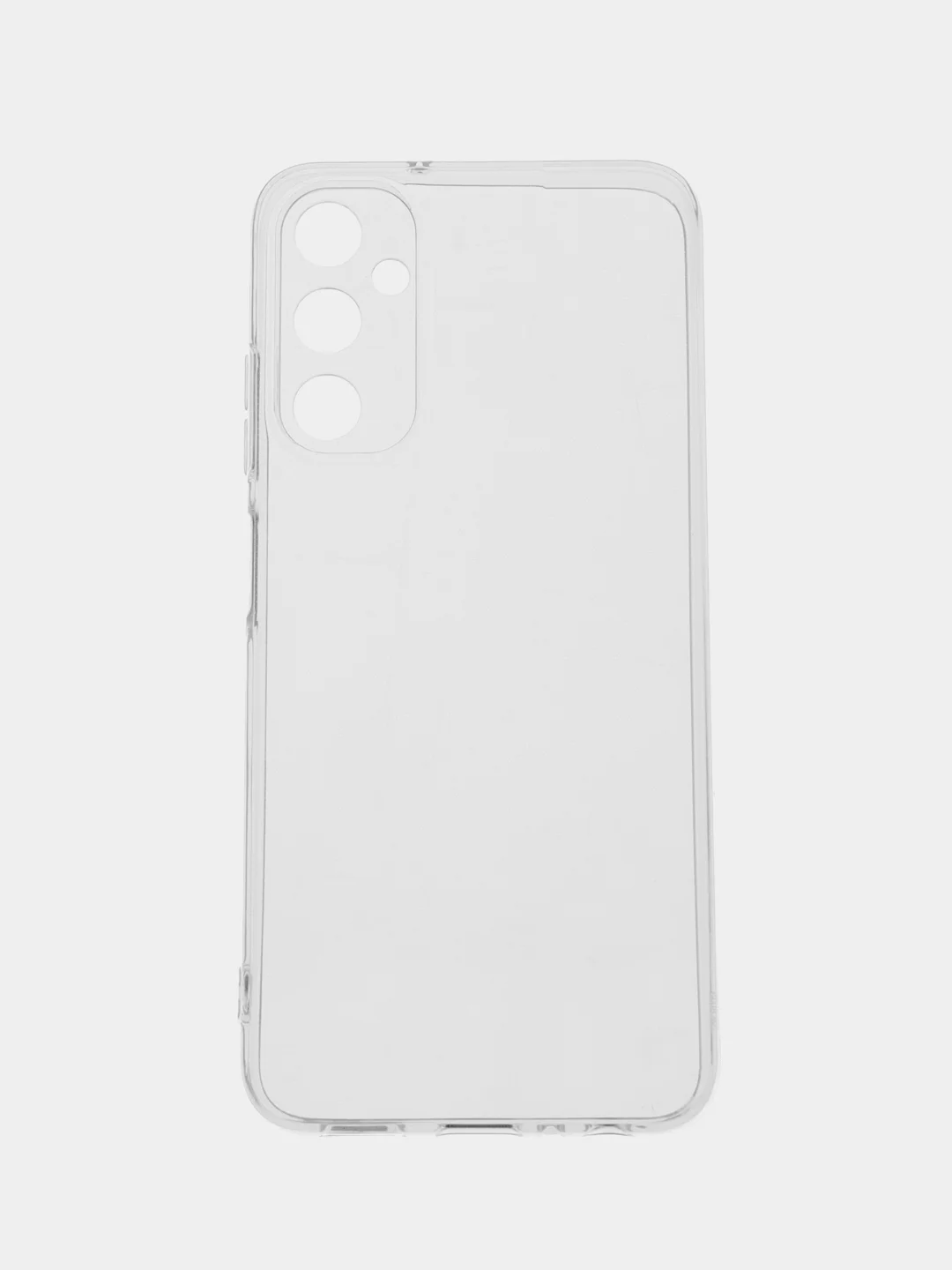Прозрачный чехол силиконовый Samsung Galaxy A05S (Самсунг Галакси А05S) с защитой камер