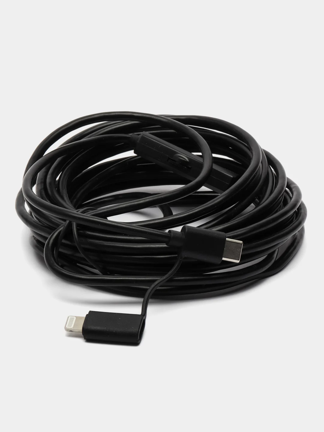 Черный usb-эндоскоп, камера для диагностики сложнодоступных мест  / Видеоэндоскоп  для iPhone