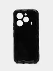 Черный чехол для Tecno Pova 6 / Pova 6 Pro 5G (Техно Пова 6/ 6Про 5Джи) прозрачный противоударный