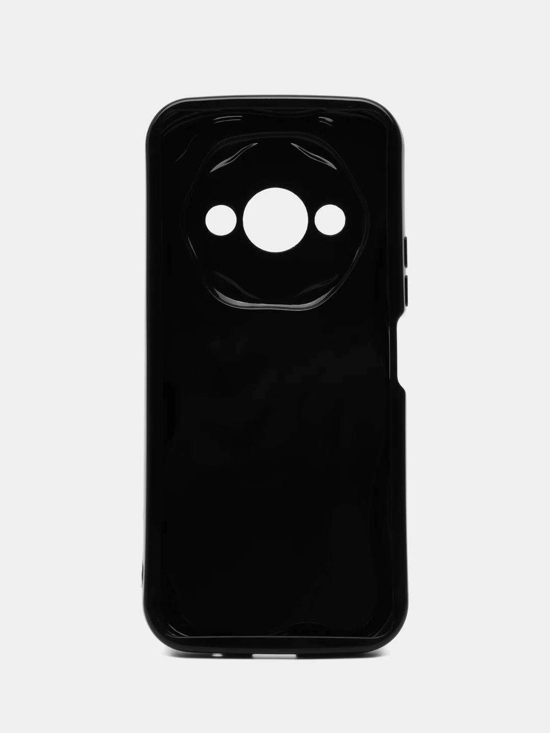 Черный чехол для Xiaomi Redmi A3/Poco C61 (Сяоми Редми А3/Поко С61), прозрачный, противоударный