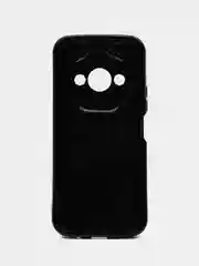 Черный чехол для Xiaomi Redmi A3/Poco C61 (Сяоми Редми А3/Поко С61), прозрачный, противоударный