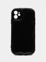 Черный чехол для iPhone 11/ 12/ 13/ 14/ 14 Pro/15 Pro / 16 Pro, Pro,Max прозрачный противоударный