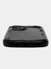 Черный чехол для iPhone 11/ 12/ 13/ 14/ 14 Pro/15 Pro / 16 Pro, Pro,Max прозрачный противоударный