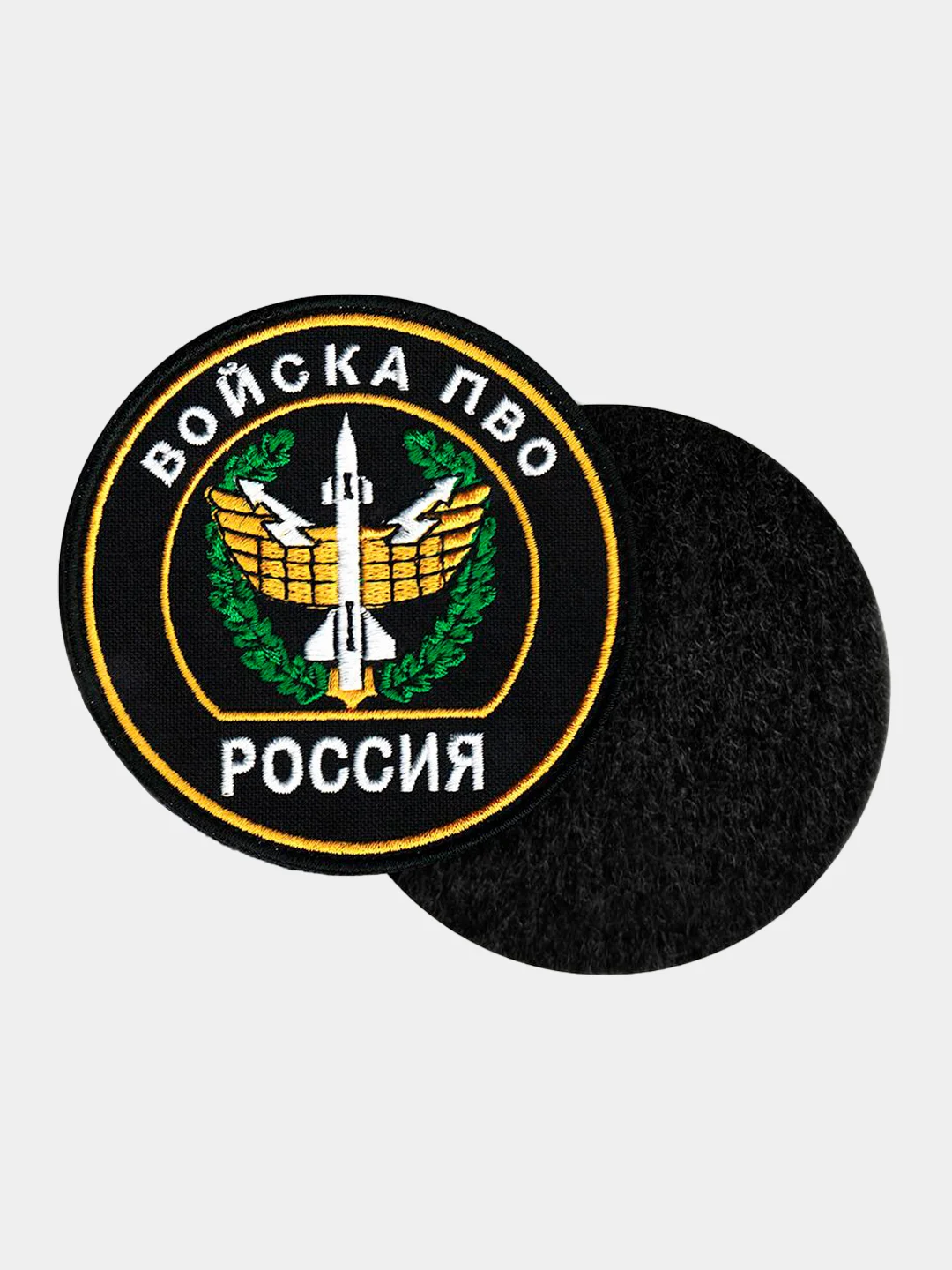 Нашивка шеврон на одежду Войска ПВО Россия, на липучке