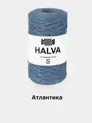 Синий шпагат джутовый Halva, 100% джут, цветной