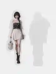 Черный наклейки стикеры K-pop девушки, 60 штук