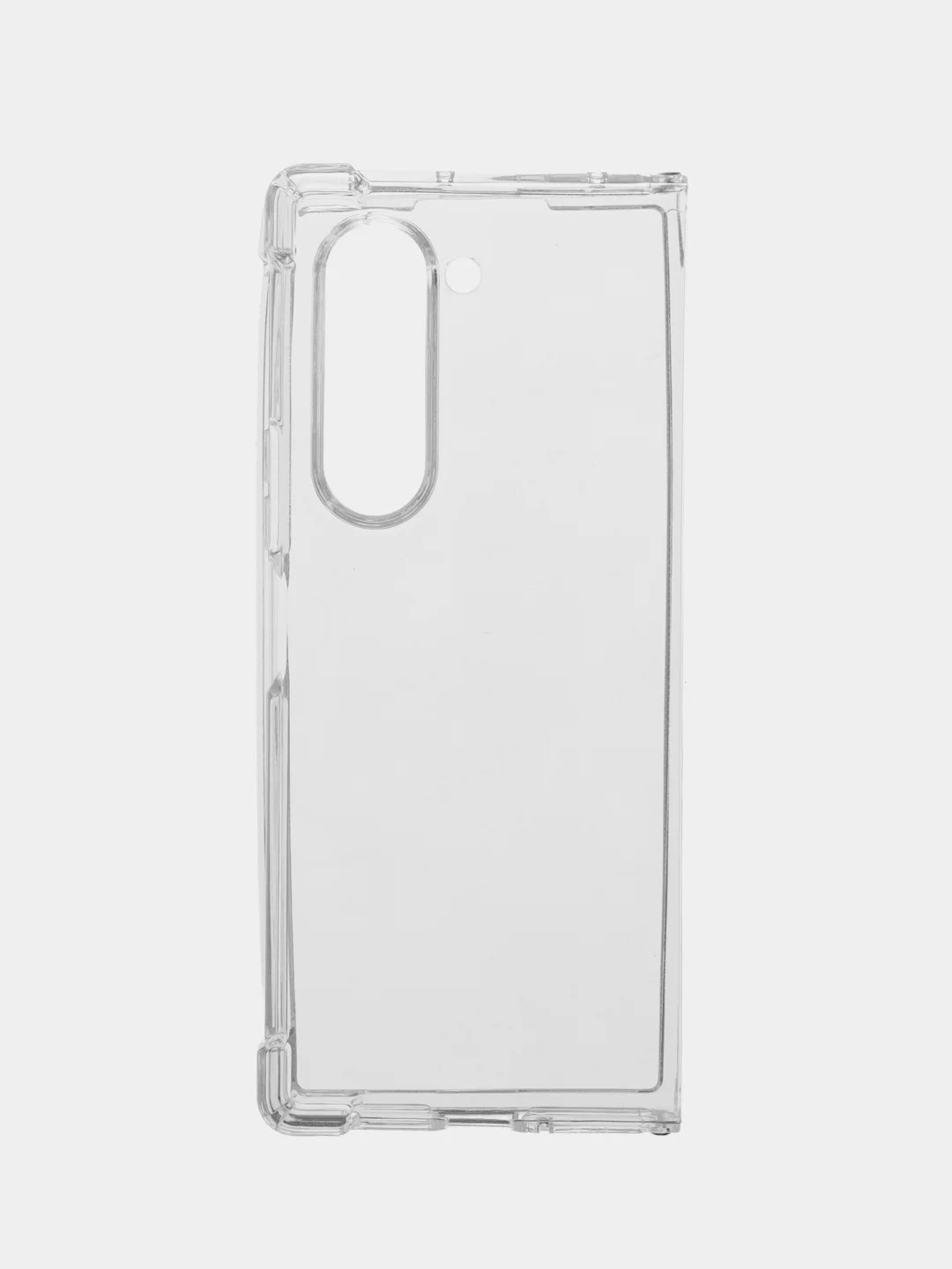 Прозрачный чехол на Samsung Galaxy Z Fold 6 / Самсунг Z Fold 6 прозрачный, с принтом, защита камеры