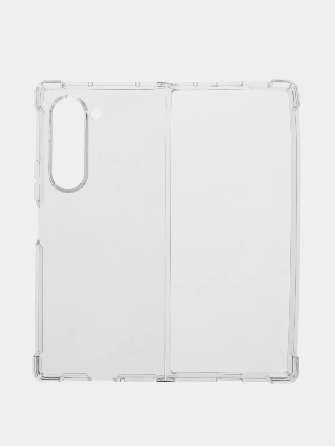 Прозрачный чехол на Samsung Galaxy Z Fold 6 / Самсунг Z Fold 6 прозрачный, с принтом, защита камеры