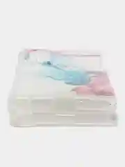 Ледяной чехол на Samsung Galaxy Z Fold 6 / Самсунг Z Fold 6 прозрачный, с принтом, защита камеры