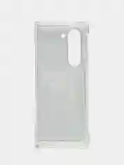 Тёмно-коричневый чехол на Samsung Galaxy Z Fold 6 / Самсунг Z Fold 6 прозрачный, с принтом, защита камеры